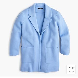 J. Crew Sophie Sweater Blazer NWT XS in Frosty Sky